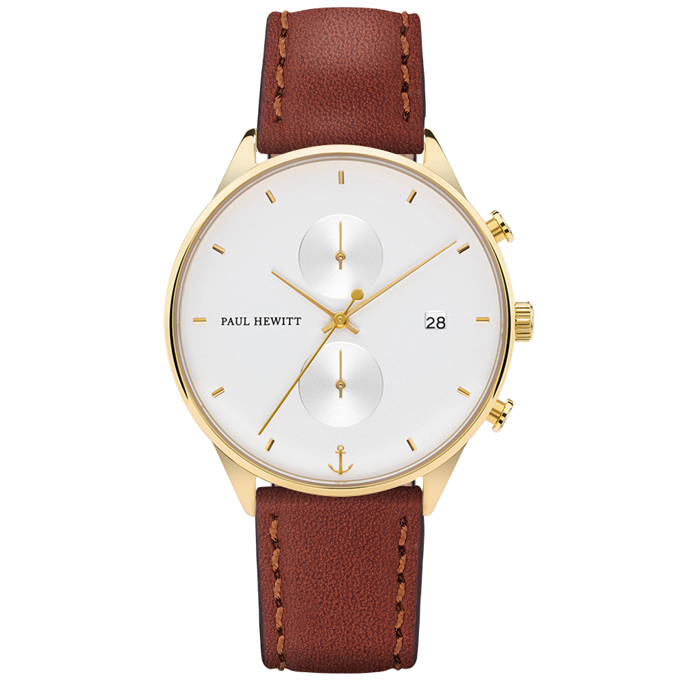 Paul Hewitt Uhr - Chrono White Sand Gold