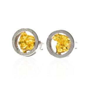 Schmuckwerk Ohrstecker Nugget 8mm NO103ST