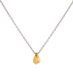 Schmuckwerk Halskette mit Nugget