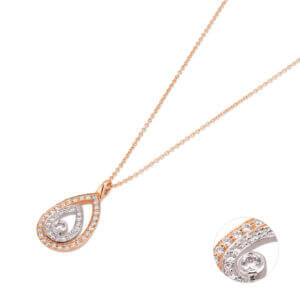 Butterfly Anhänger in Roségold und Weißgold CP1550BRWR Ponte Vecchio