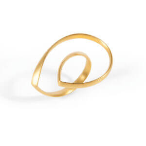 Jutta Ulland Zartblätter Model 117 aus Gold