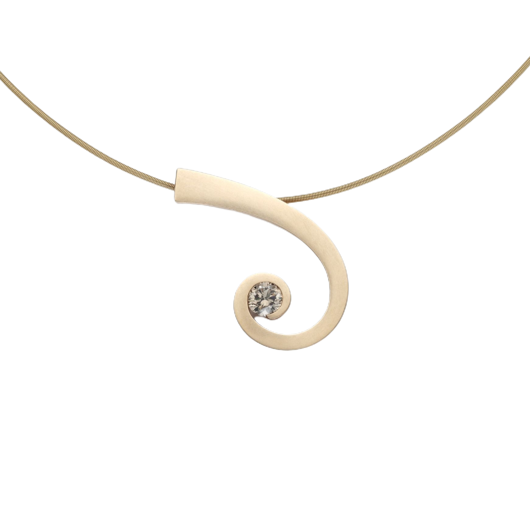 Angela Hübel 7023 Sternschnuppe Anhänger - Detail