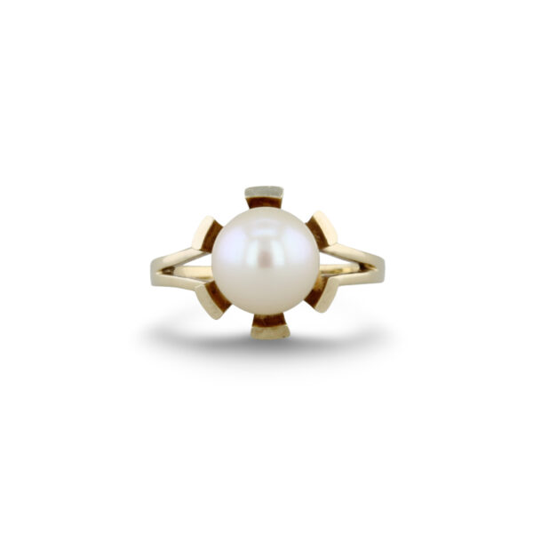 Goldring mit Perle VIN-6520-1040 1