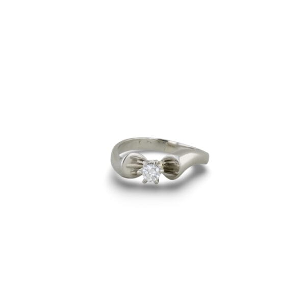VIN-6520-1043 Weißgoldring mit Brillant