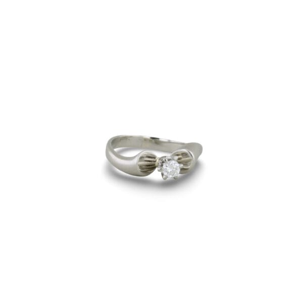 VIN-6520-1043 Weißgoldring mit Brillant